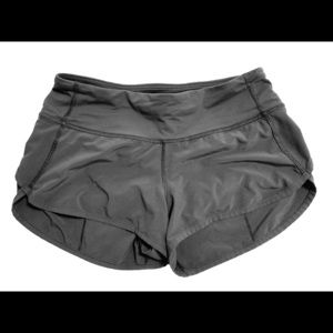 Lululemon Speed Up Short 2.5” Black, Size 2